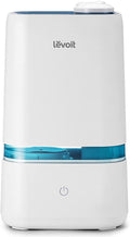 Levoit Cool Mist Humidifier Classic 200 for Room,4L for Bedroom, Cool Mist Vaporizer for Baby and Plants, with Essential Oil Tray, Automatic Shut-Off, Blue