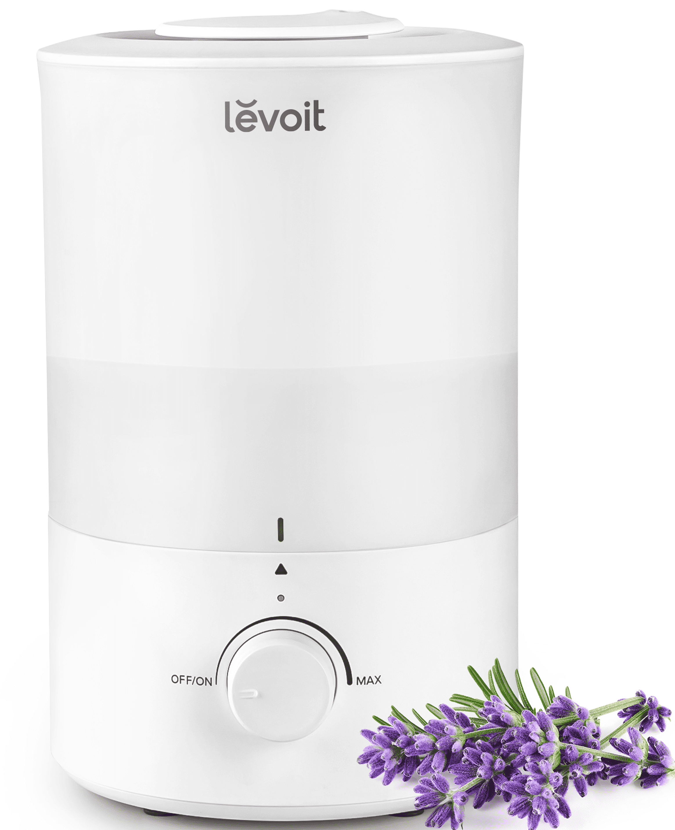 Levoit Cool Mist Humidifier for Room, 3L Top-Fill Humidifier for Bedrooms, and Baby Nurseries, with Aromatherapy, Dual 150, White