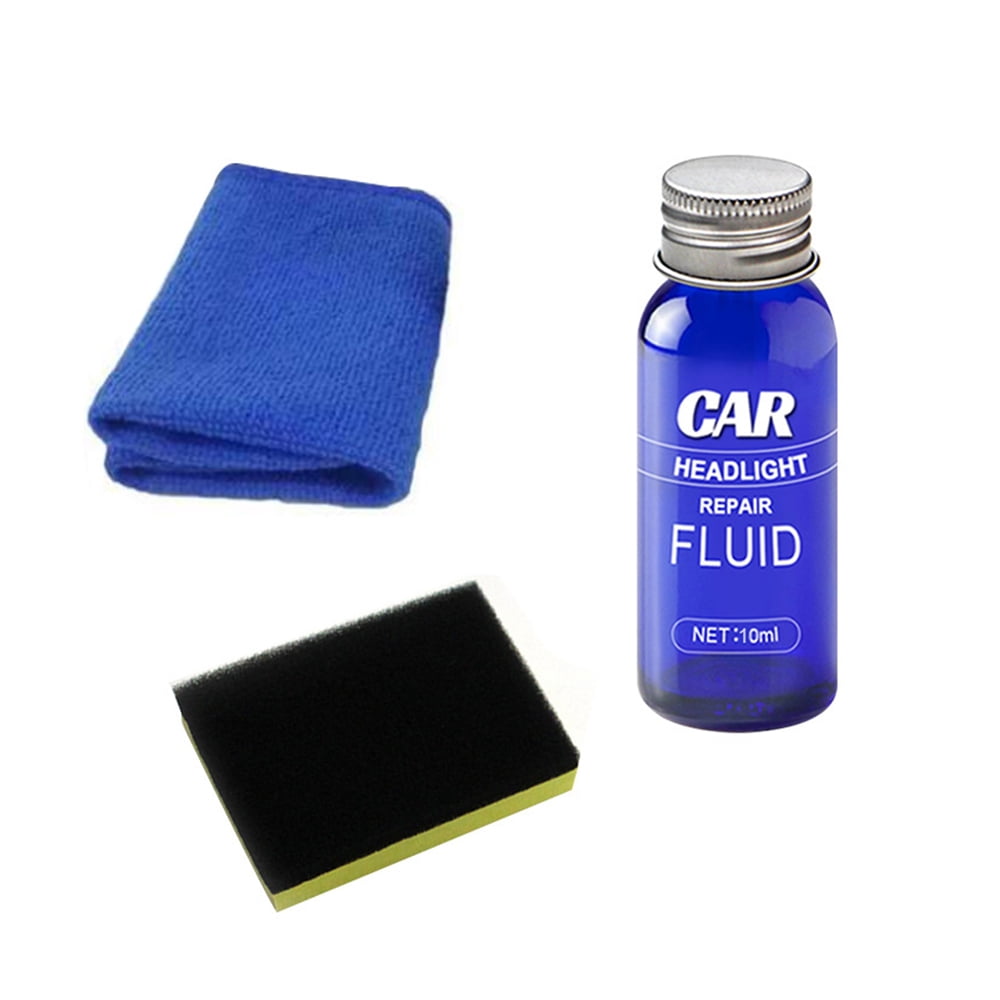 Lieonvis Car Headlight Repair Fluid Scratch Remover UV Protection Car Light Cleaner Easy Apply Headlight Restoration Polish for Vehicles Polishing Improve View