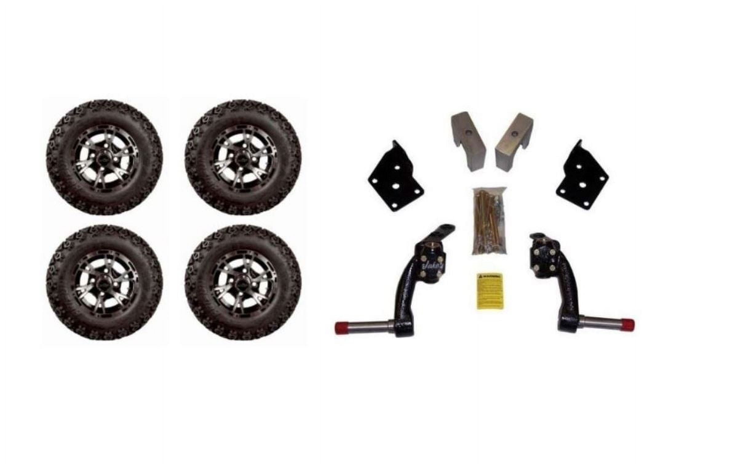 Lift Kit Combo with 10" Flash Wheels & Tires for STAR Golf Carts 2005-2009