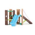 Little Tikes 2-in-1 Castle Playground Climber and Slide with Ladder and Plank, Fits Up to 3 Kids, Indoor and Outdoor Backyard Playground Set, Multicolor- For Toddlers Boys Girls Ages 3 4 5+