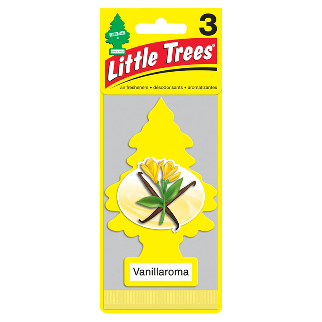 Little Trees Air Fresheners Vanillaroma Fragrance 3-Pack