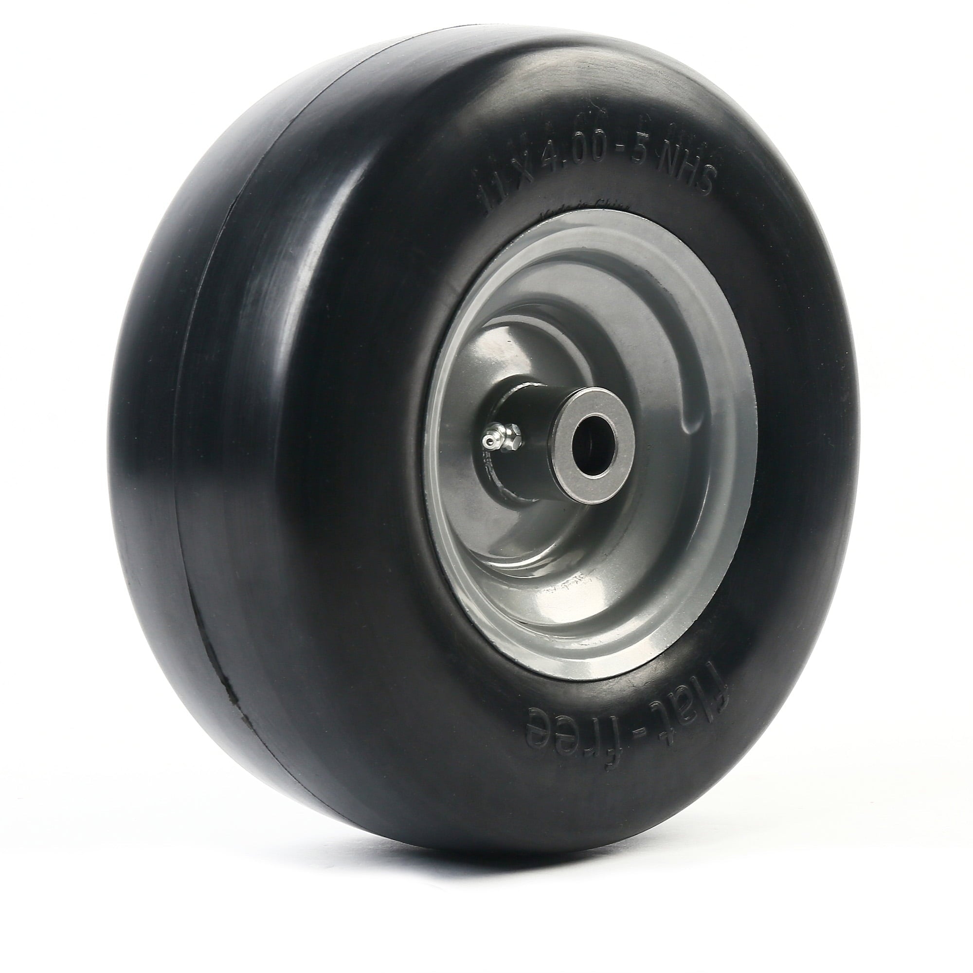 LotFancy 11x4.00-5 in Lawn Mower Tire on Wheel, Flat Free for Zero Turn Mowers
