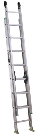 Louisville Ladder 16’ Aluminum Extension, 15' Reach, 225 lbs Load Capacity, W-2222-16PG