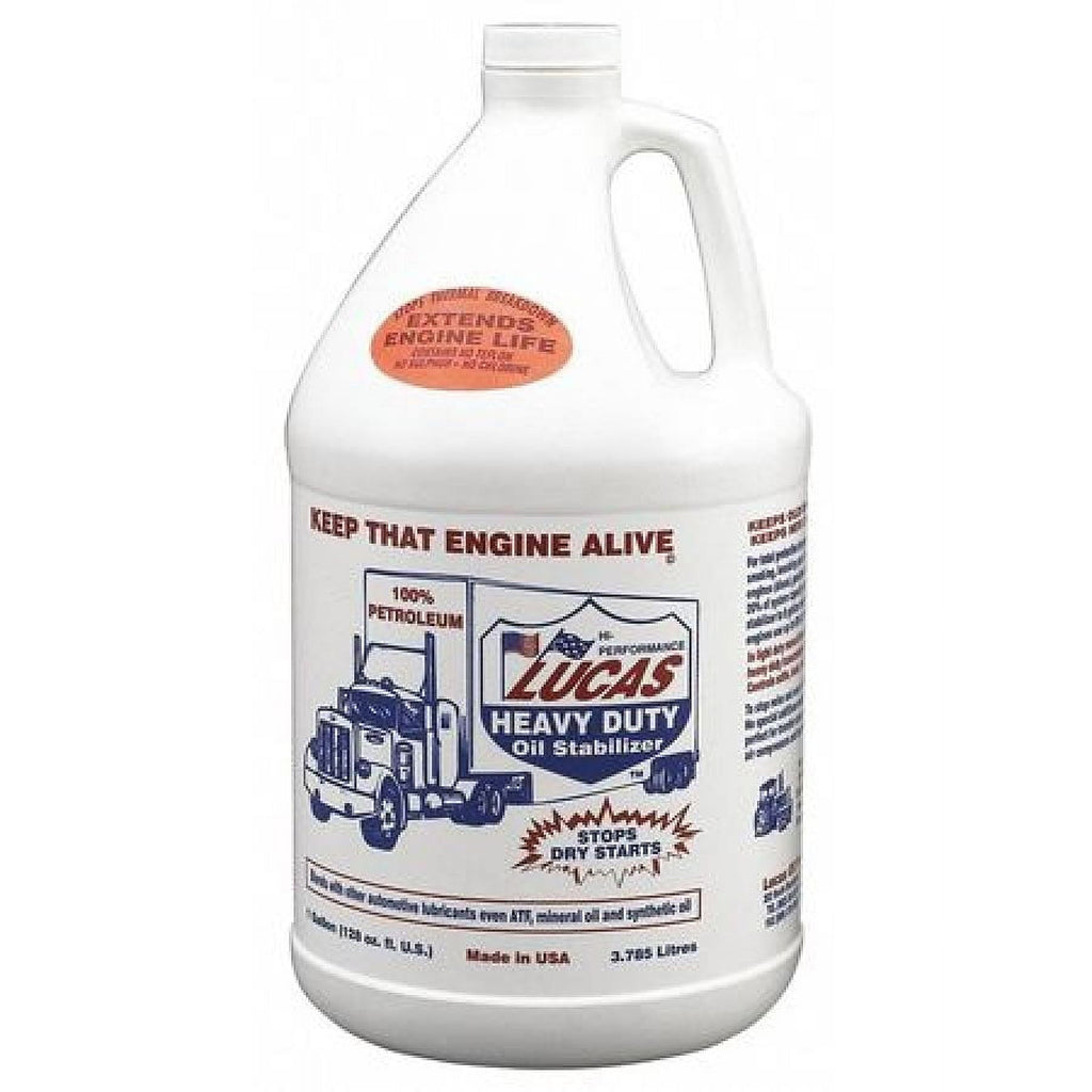 Lucas Oil 10002 Heavy Duty Oil Stabilizer One Gallon Jug Automotive Additive
