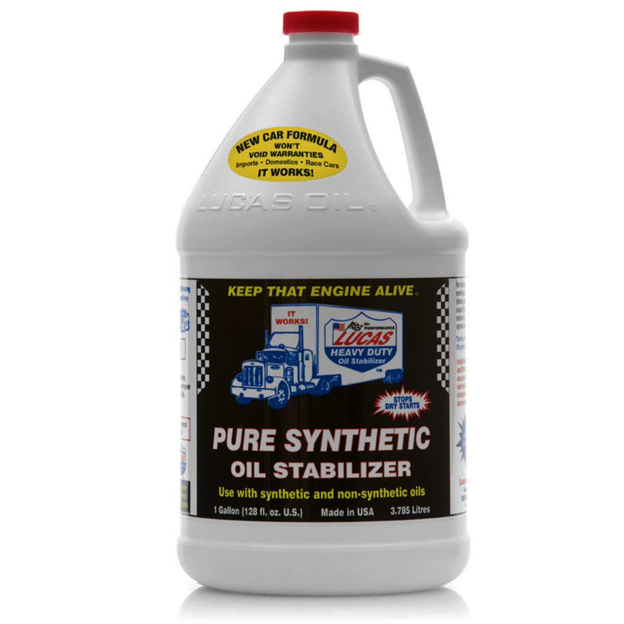 Lucas Oil 10131 High Performance Engine Pure Synthetic Oil Stabilizer, 1 Gallon