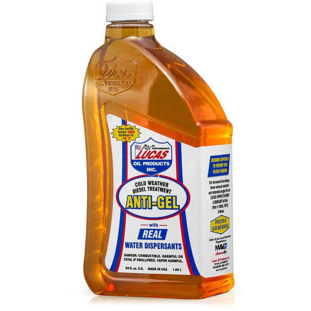 Lucas Oil 10866 Anti-Gel Cold Weather Diesel Automotive Additive - 64 fl. oz.