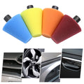Ludlz Buffing Pads,Polishing Pad Kit, Polishing Wheel for Drill Car Wheel Tire Buffing Shank M14 Thread Polishing Sponge Cone Cleaning Tool