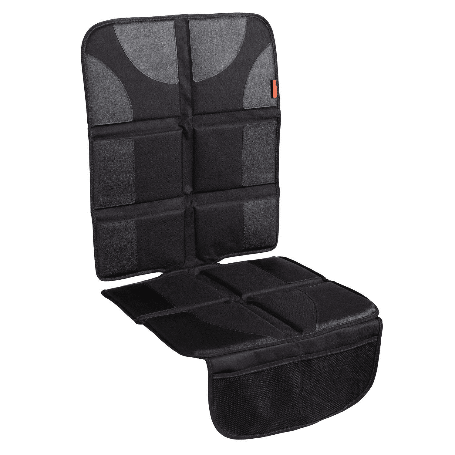 Lusso Gear | Car Seat Protector | Thick Padding, Durable, Waterproof PVC Leather | X-Large, Black