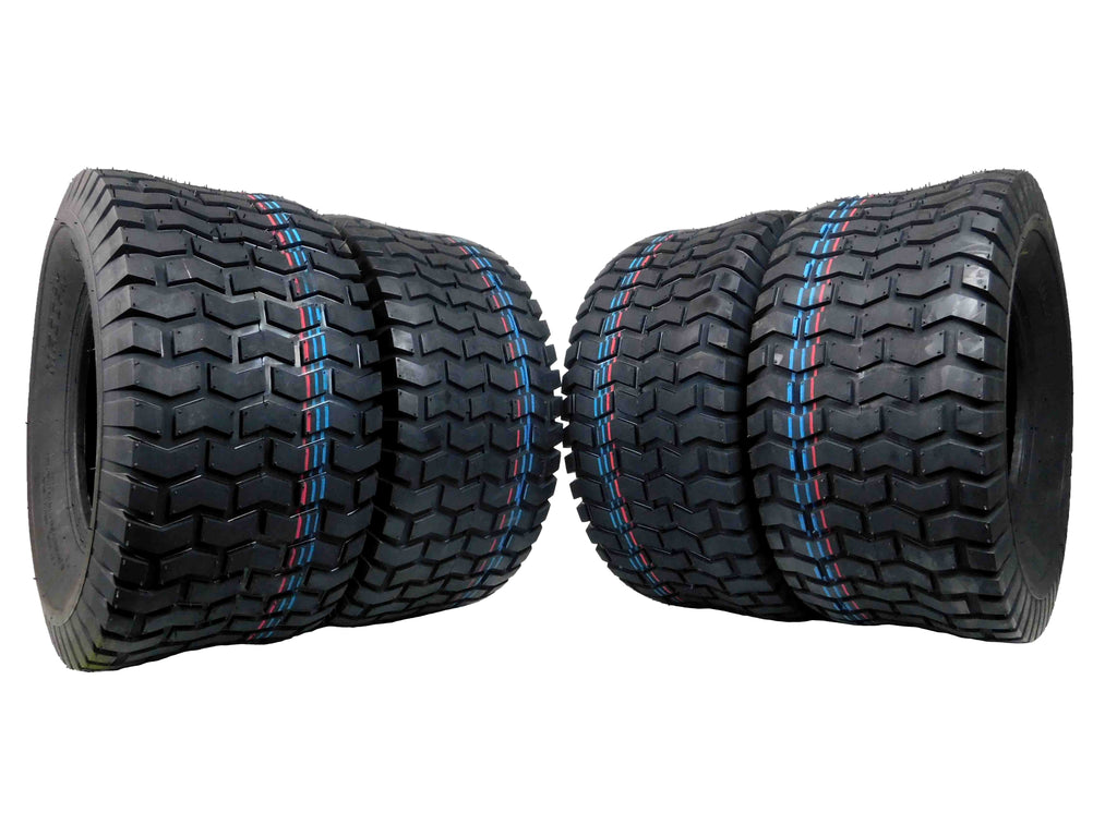 MASSFX 18x8.5-8 Lawn & Garden, Golf Cart, Turf Tires 4 Ply with 5mm Tread Depth 18x8.5x8 (4 Pack)