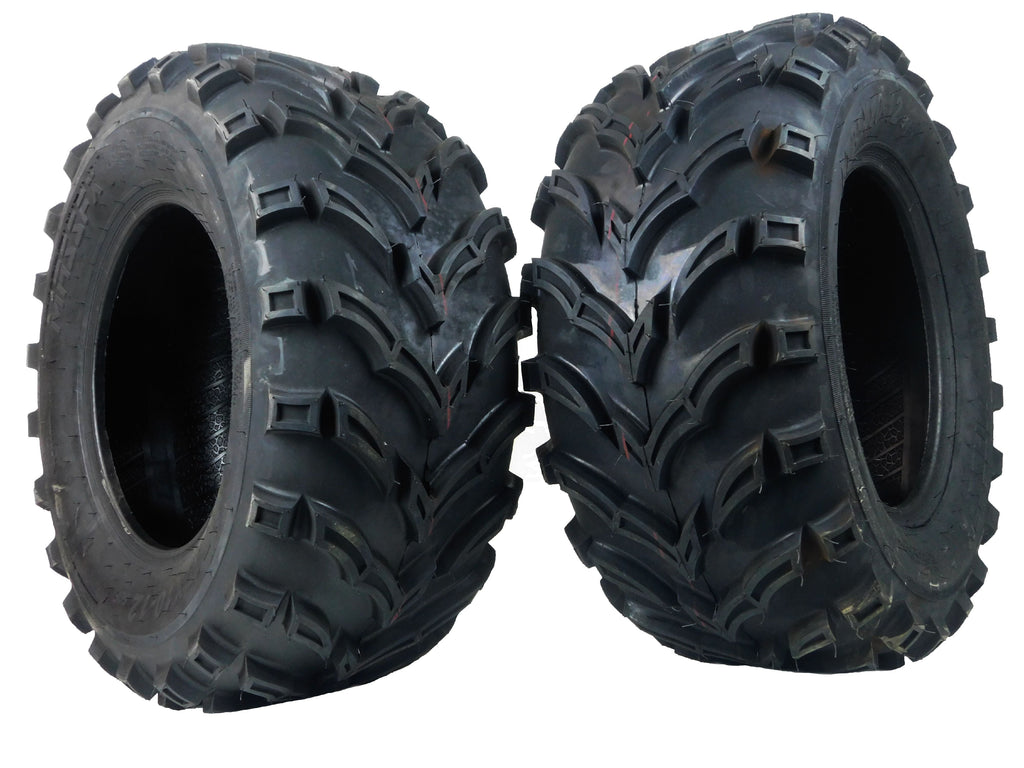 MASSFX 25X10-12 MS ATV Tire 2 Set Rear 6PLY 1/2 Tread Depth