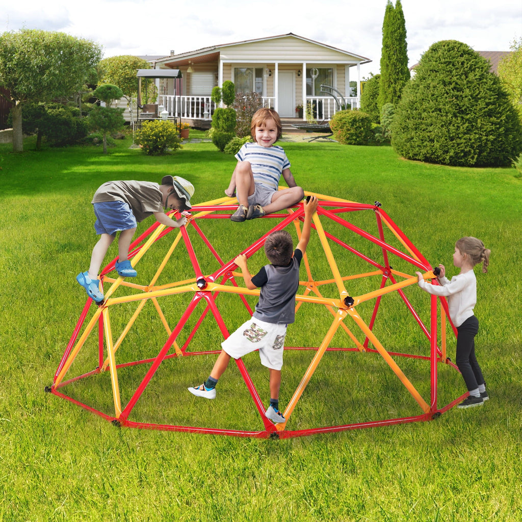 MOCA Jungle Gym Geometric Climbing Dome, Outdoor Toys for Kids Ages 3-8, Toddler Backyard Play Equipment , Playground Climber Equipment for Indoor Outside