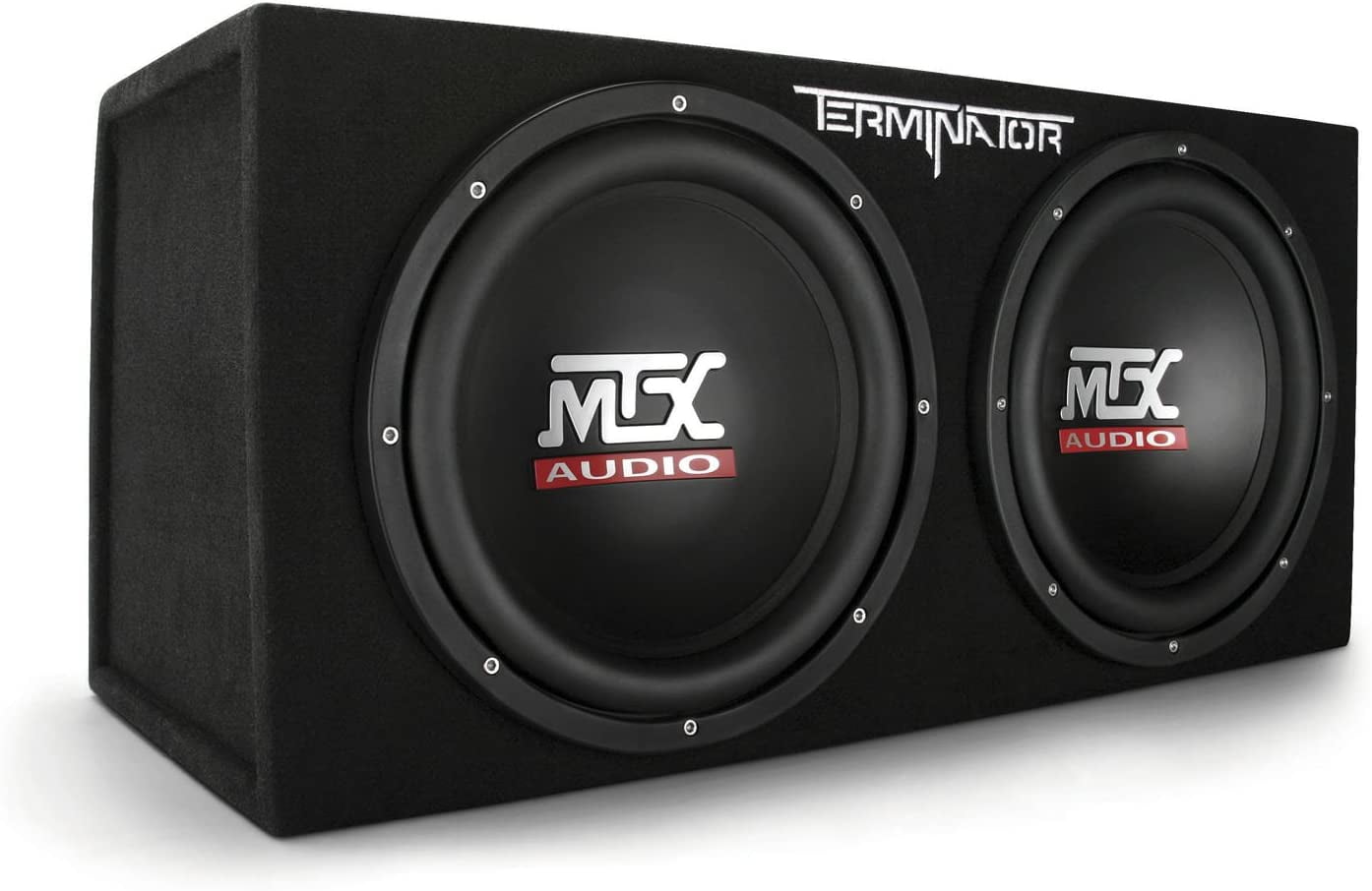 MTX TNE212D 12-Inch 1200-Watt Car Audio Dual Loaded Subwoofer Box Enclosure