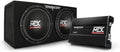 MTX TNP212D2 12" 1200W Dual Loaded Car Subwoofer Audio w/ Sub Box and Amplifier