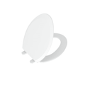 Mainstays Plastic Elongated Toilet Seat in Daisy White