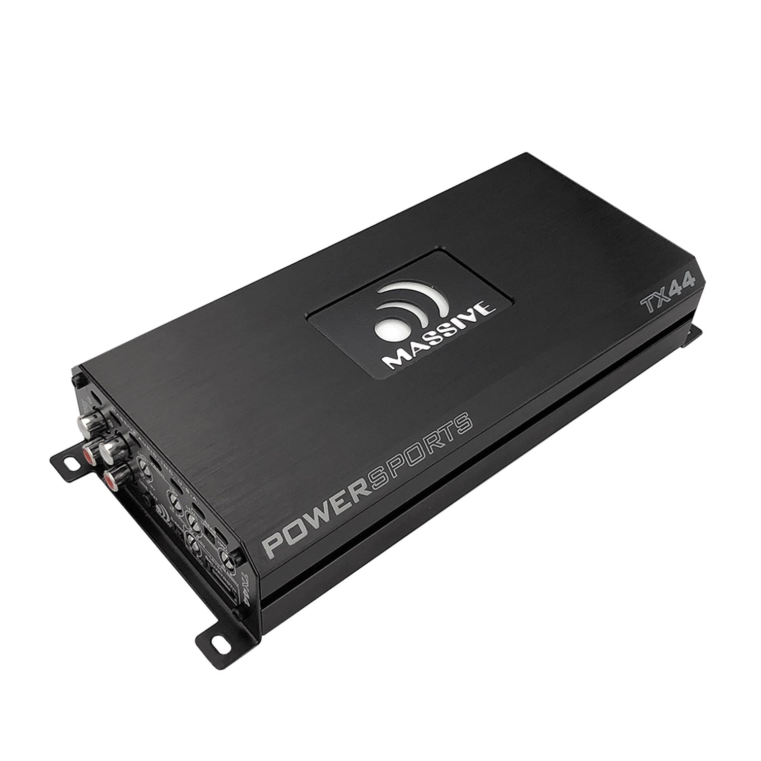 Massive Audio TX44 Trident Series Powersports 120-Watt-RMS X 4 At 4 Ohms 4-Channel Class AB Marine Amp With Bluetooth