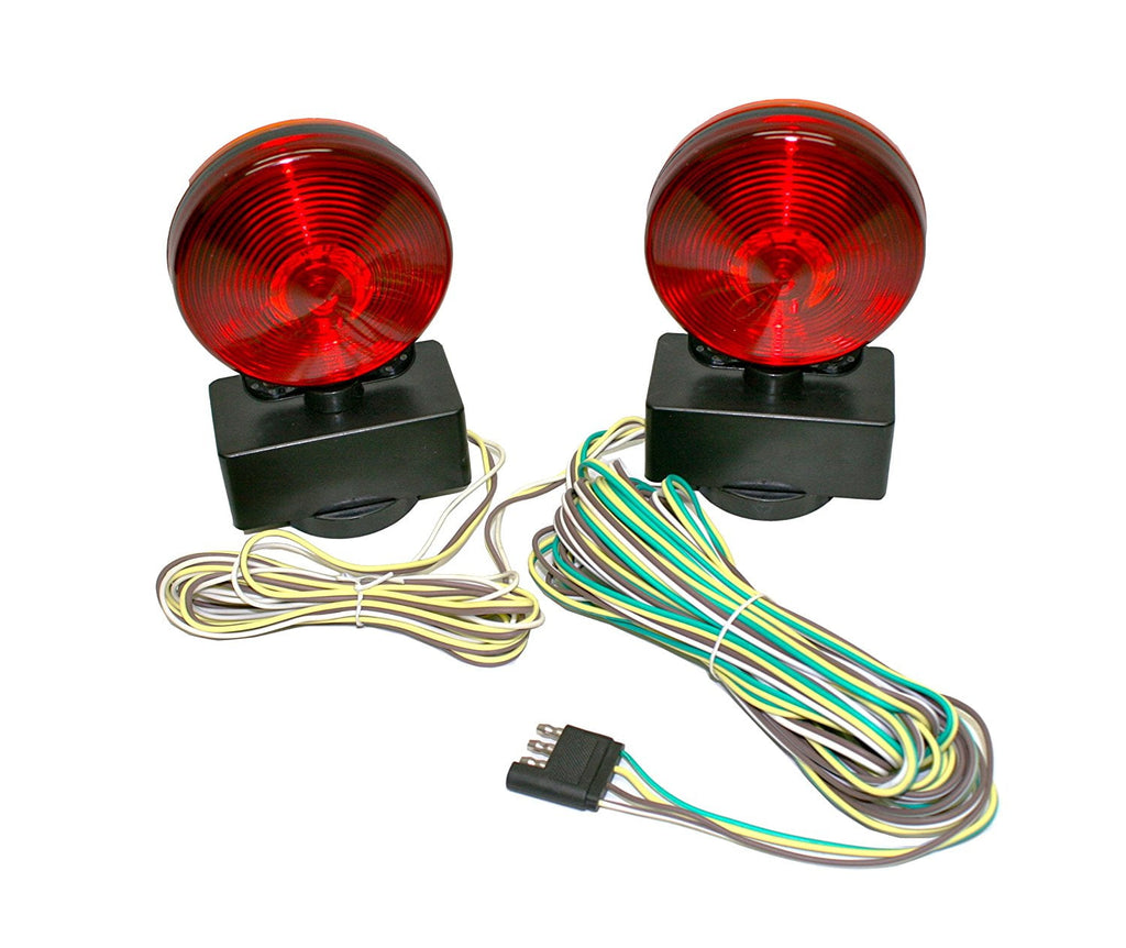 MaxxHaul 80778 - 12V Magnetic Towing Light Kit - Dual Sided for RV, Boat, Trailer and More - DOT Approved