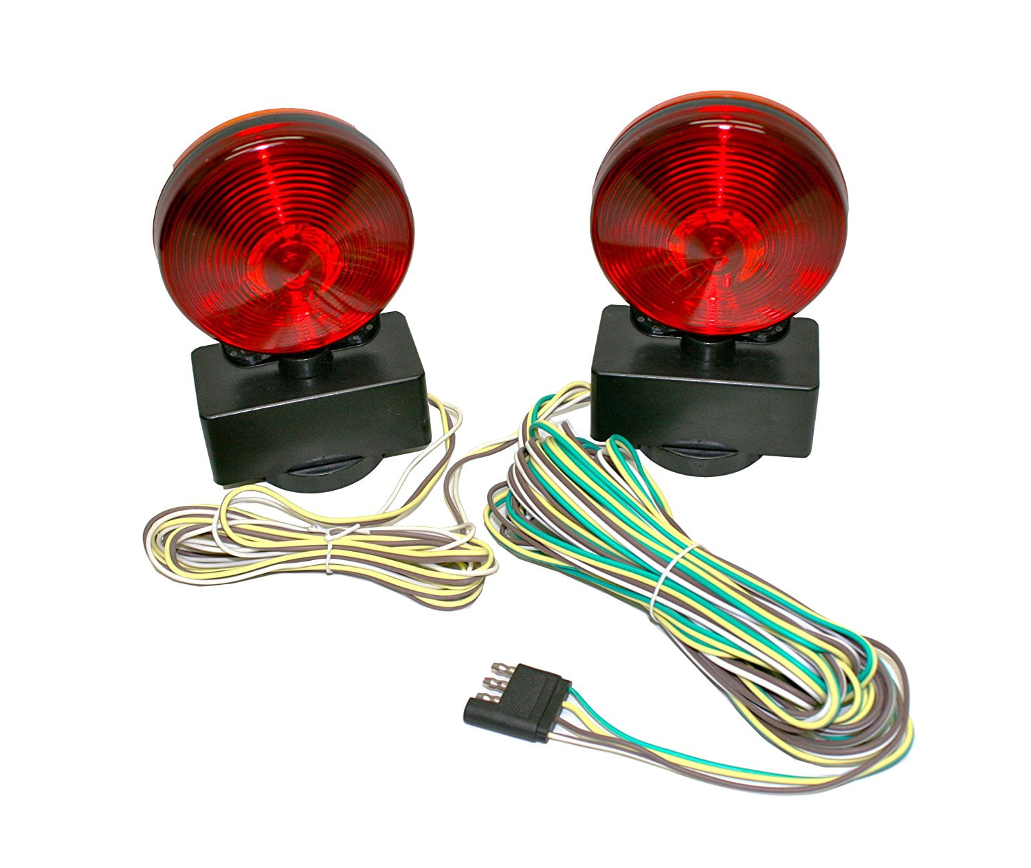 MaxxHaul 80778 - 12V Magnetic Towing Light Kit - Dual Sided for RV, Boat, Trailer and More - DOT Approved