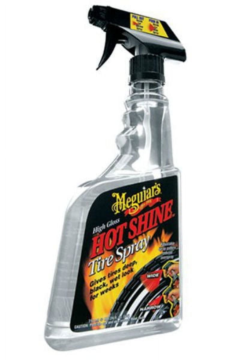Meguiar's G12024 Hot Shine High Gloss Tire Spray, 24 Oz