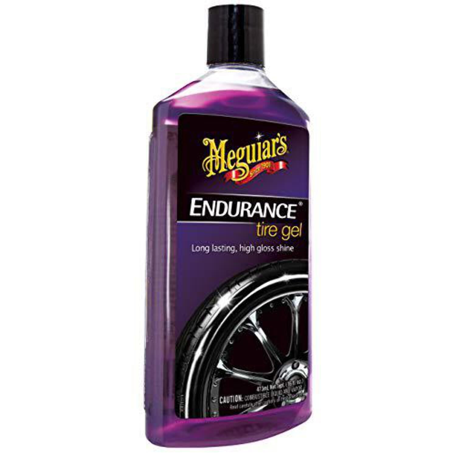 Meguiar's G7516 Endurance Tire Gel - 16 oz. - Premium Tire Gel for a Lasting Glossy Shine