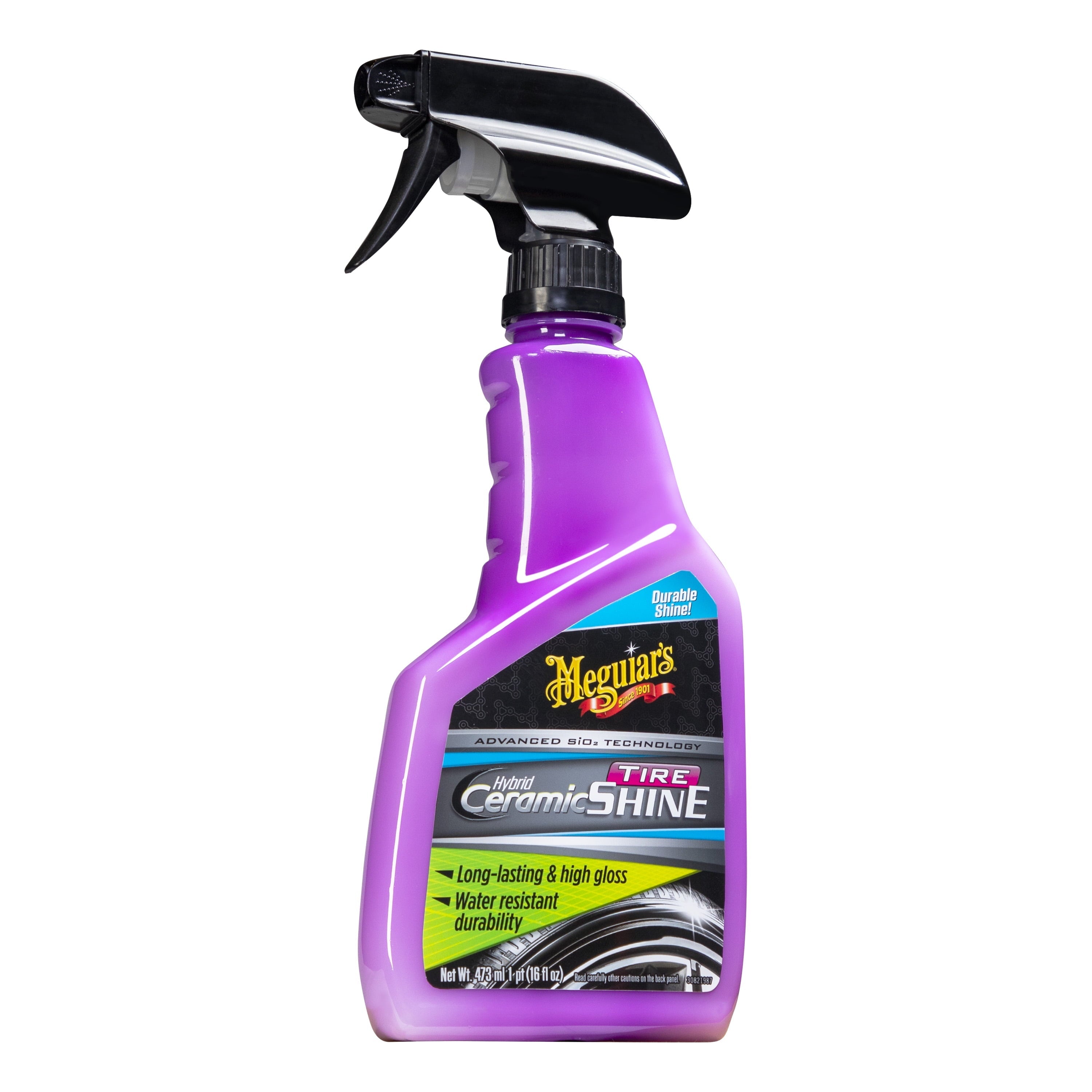 Meguiar’s Hybrid Ceramic Tire Shine, Durable High Gloss Shine that Lasts, G230416, 16 oz
