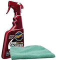 Meguiar's Quik-Detailer Mist & Wipe (16 oz) Bundled with a Microfiber Cloth (2 Items)