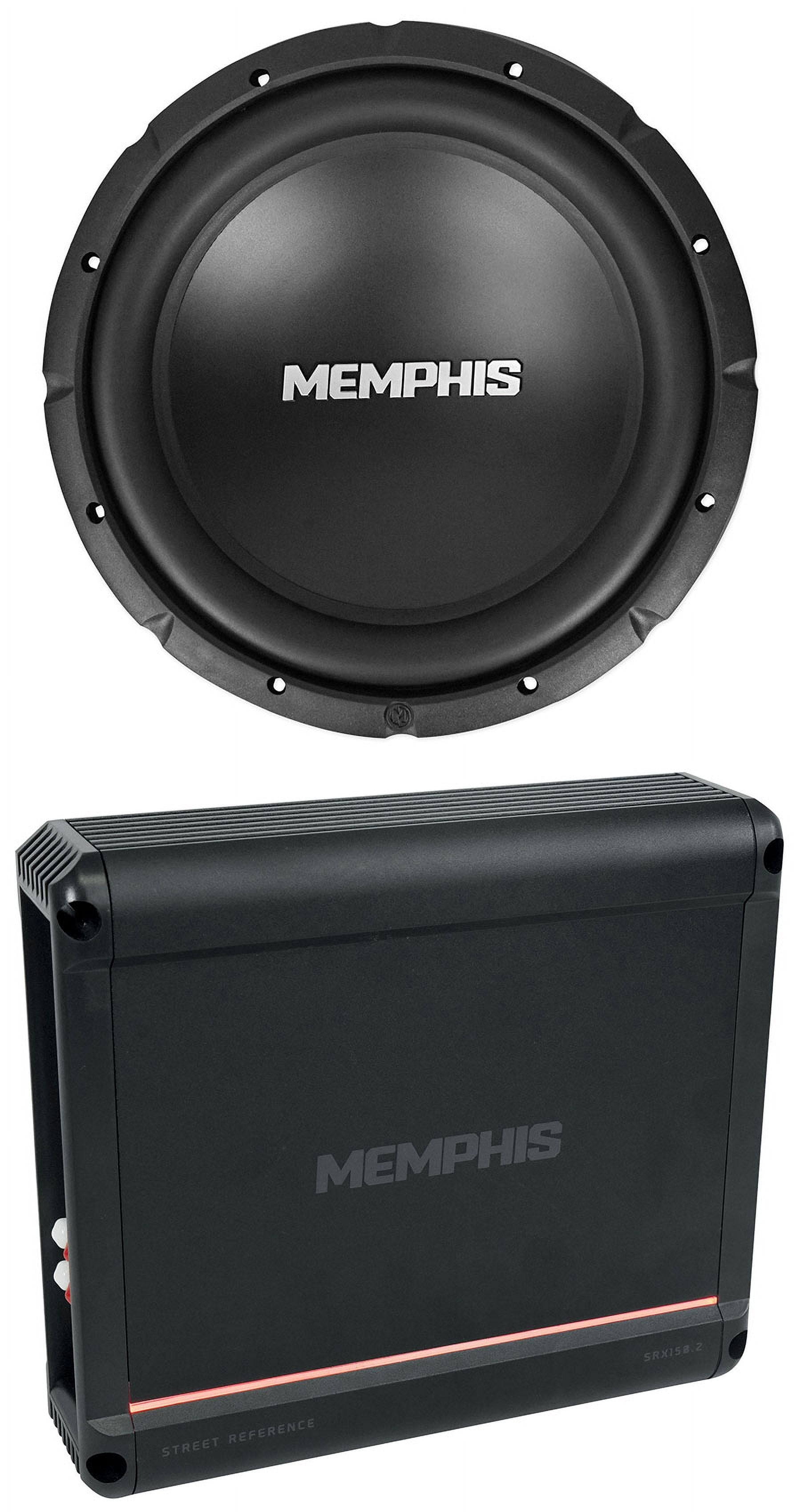 Memphis Audio SRX1240 500w Peak / 250w RMS 12" SRX Car Audio Subwoofer+Amplifier