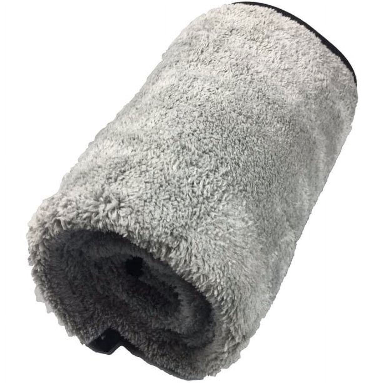 Microfiber Plush Car Drying Towel Cleaning Towels Super Absorbent Auto Detailing Towel 40x100cm Grey