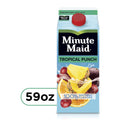 Minute Maid Tropical Fruit Punch Drink, 59 fl oz Carton