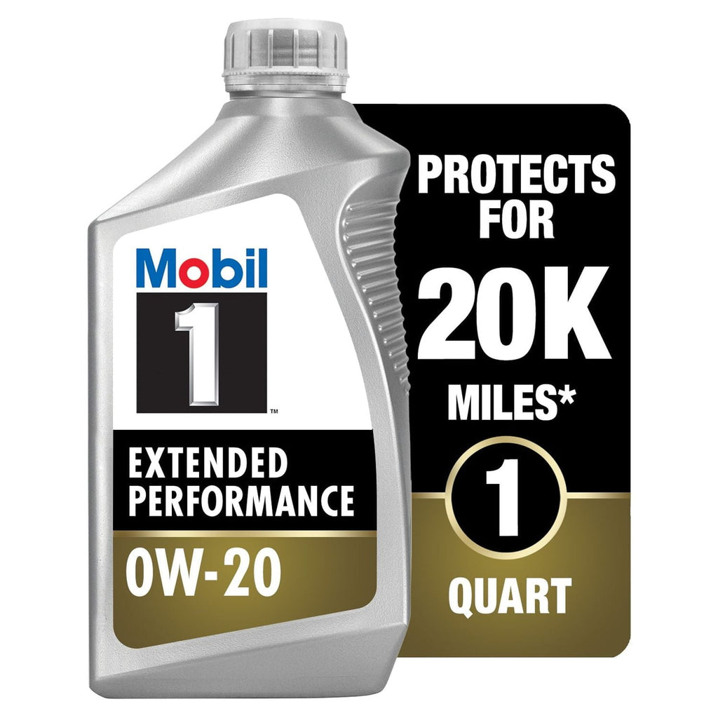 Mobil 1 Extended Performance Full Synthetic Motor Oil 0W-20, 1 qt