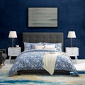 Modway Melanie Twin Tufted Button Upholstered Fabric Platform Bed in Gray