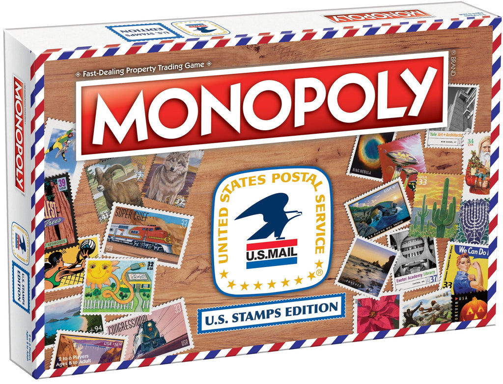 Monopoly U.S. Stamps Edition Board Game