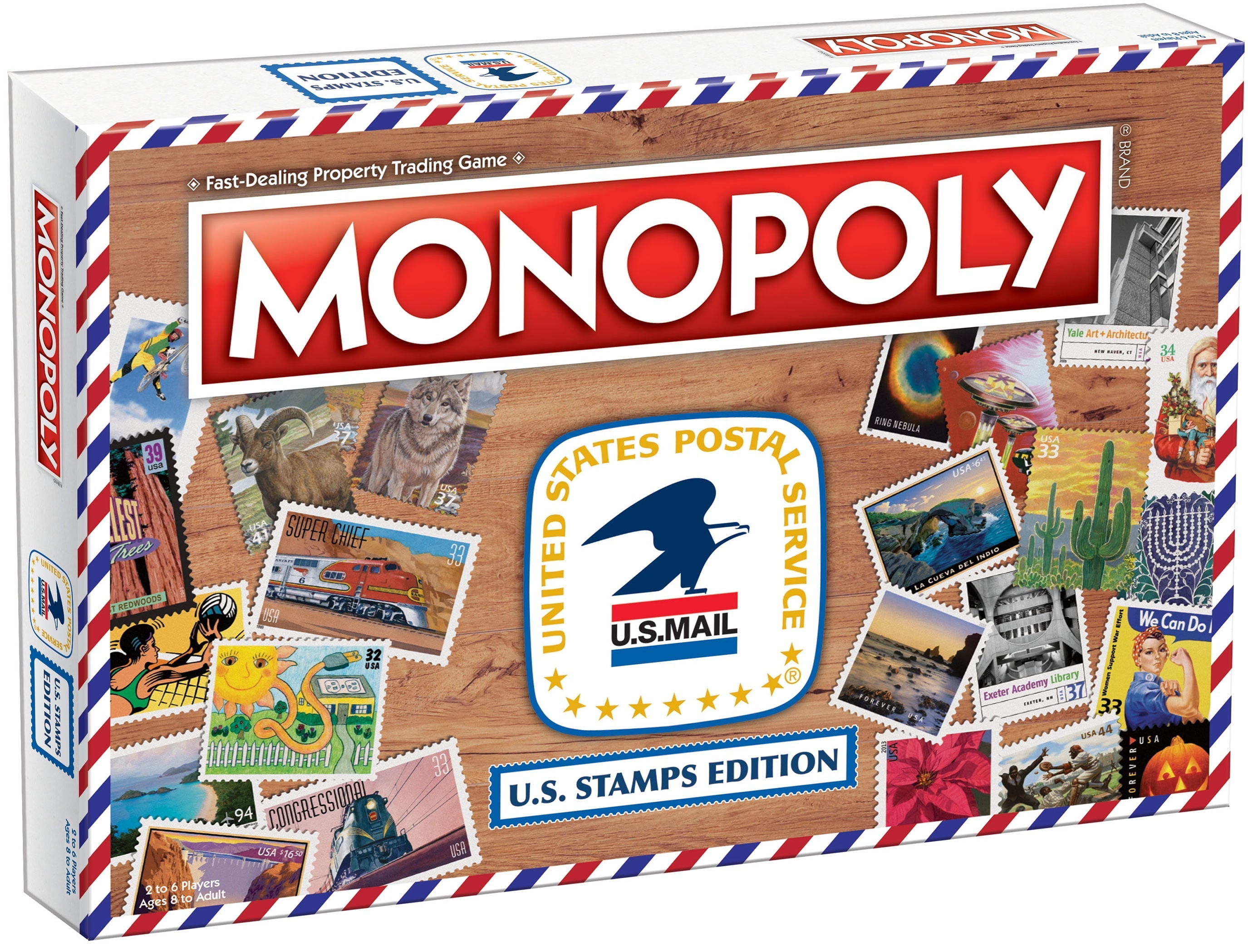 Monopoly U.S. Stamps Edition Board Game