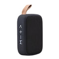 Mortilo School supplies Black wireless mini speaker bluetooth speaker portable card USB flash drive fabric outdoor portable sports black