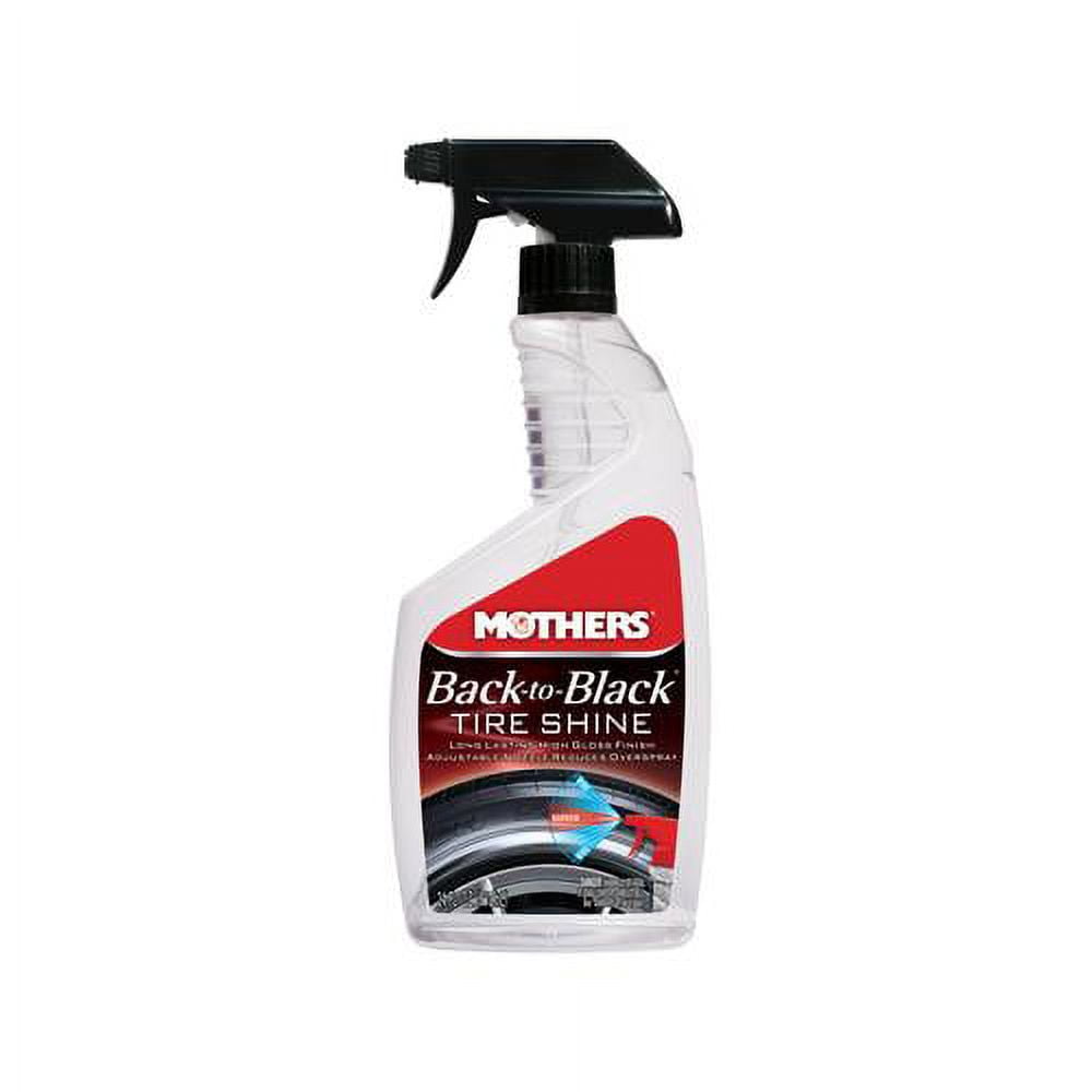 Mothers Polish 06924 Back To Black Tire Cleaner, 24-oz.