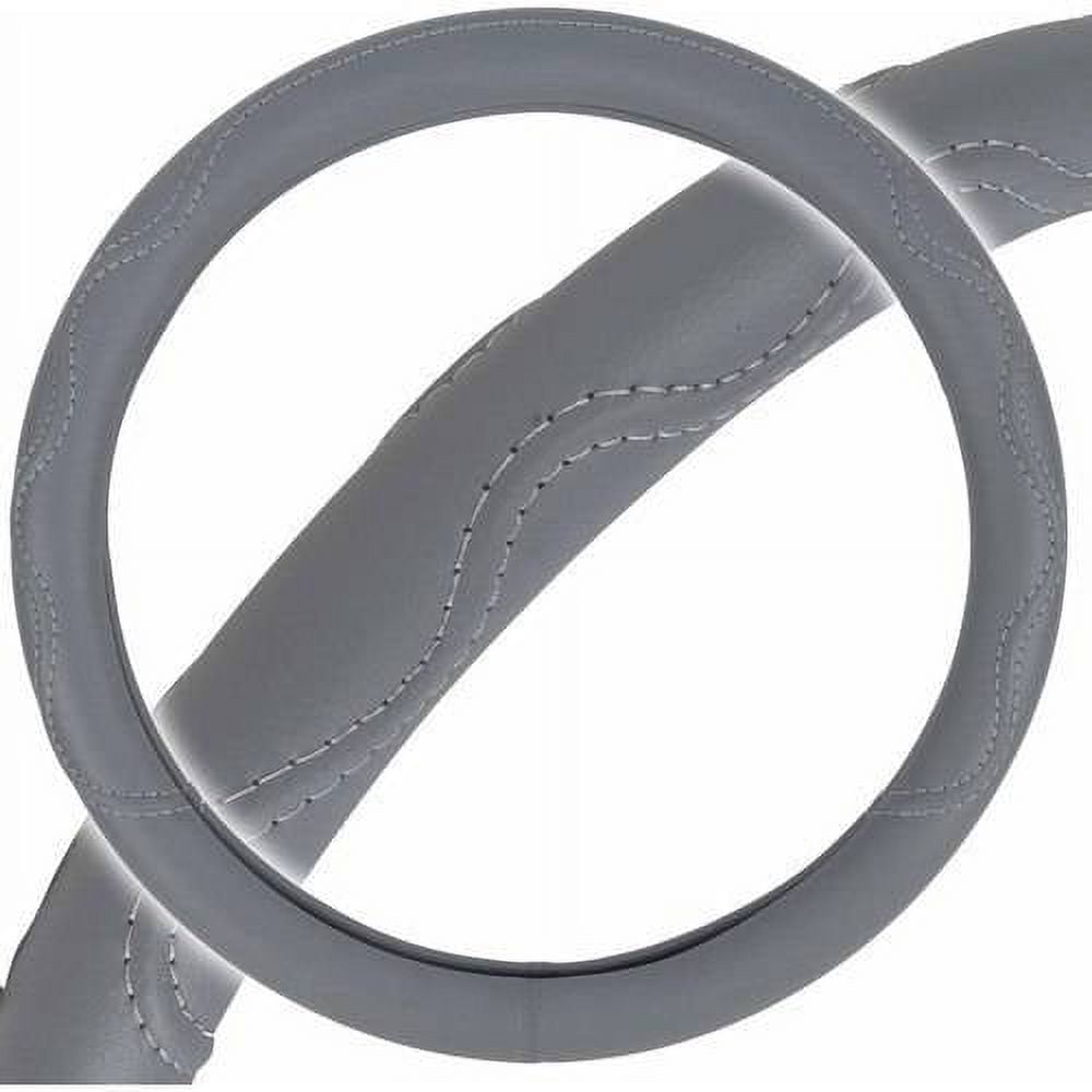 Motor Trend Odorless Car Steering-Wheel Cover, Performance Grip, Faux Leather