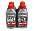 Motul (4 Pack) 100950 100% Synthetic Brake Dot 5.1 Brake Fluid 500 ml