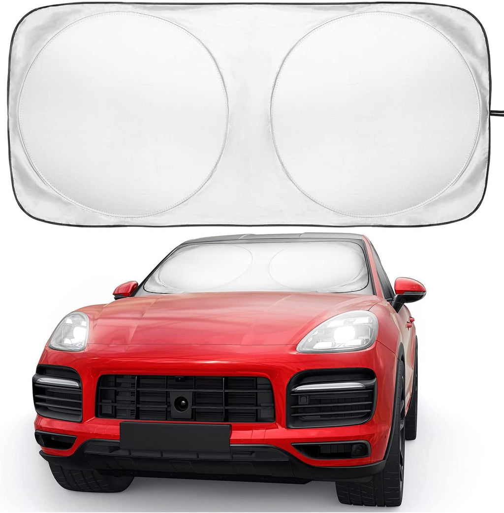 Mr. Pen- Windshield Sun Shade, 60” X 27.5”, UV Rays and Sun Heat Protection, Car Sun Shade Windshield, Sunshade for Car Windshield