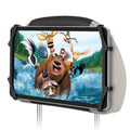 NUSICAN Car Headrest Mount Holder, Universal Back Seat Headrest Tablet Holder, Silicone Holder for Kids Tablet Stand, Anti Slip & Angle-Adjustable Holder Fits for 7-12.9'' Tablets iPad Pro Air