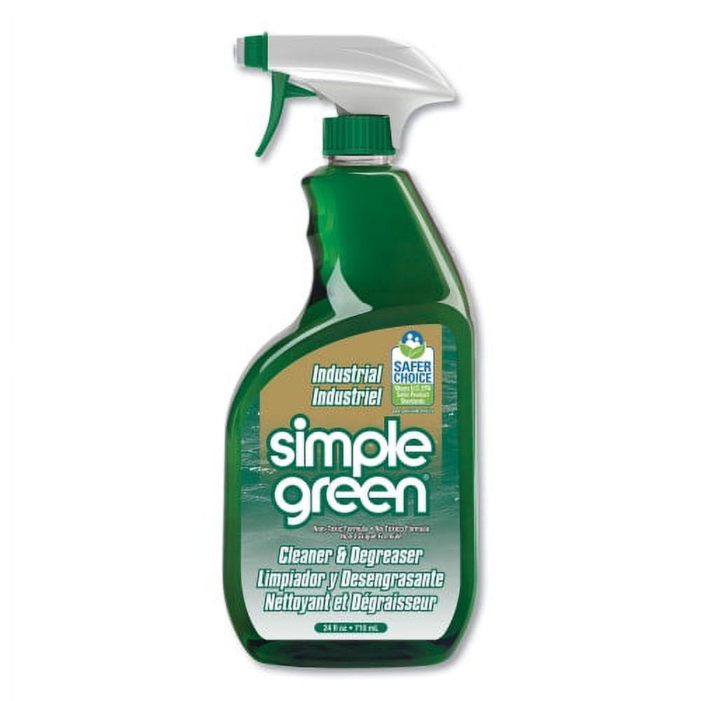 New simple green Industrial Cleaner and Degreaser, Concentrated, 24 oz Spray Bottle