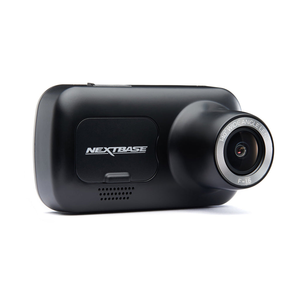 Nextbase 222 Compact Dash Cam in Black 2.5" HD IPS Screen, 1080p Full HD, Intelligent Parking Mode, G Force Sensor, 0.17lbs Assembled.