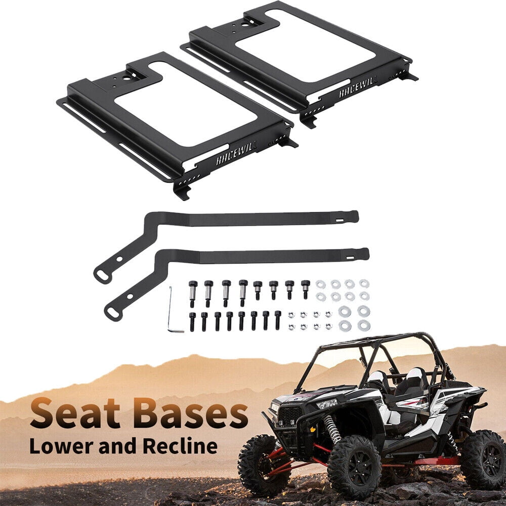 Nextirrer 2 Pack RZR Seat Bases, Lower and Recline RZR Seat Base Accessories for Polaris RZR 800/900, S 1000, XP 1000, XP Turbo, Turbo S, RS1