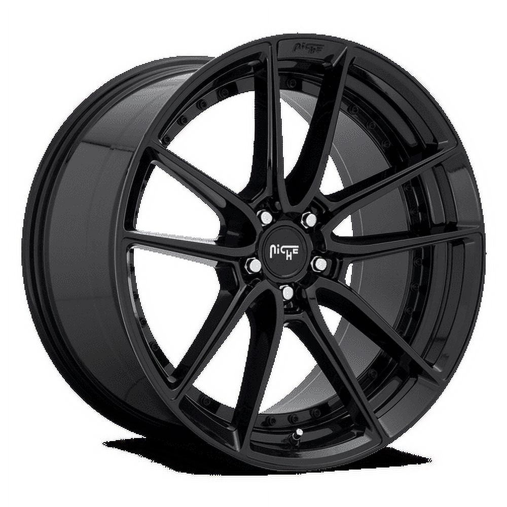 Niche 1PC Aluminum Rim M223 DFS 18X8in Gloss Black Finish, M223188065+30
