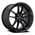 Niche 1PC Aluminum Rim M223 DFS 18X8in Gloss Black Finish, M223188065+30