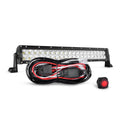 Nilight 22 Inch 120W Spot Flood Combo LED Light Bar Led Work Light Off Road Light Driving Light With Off Road Wiring Harness, 2 Years Warranty