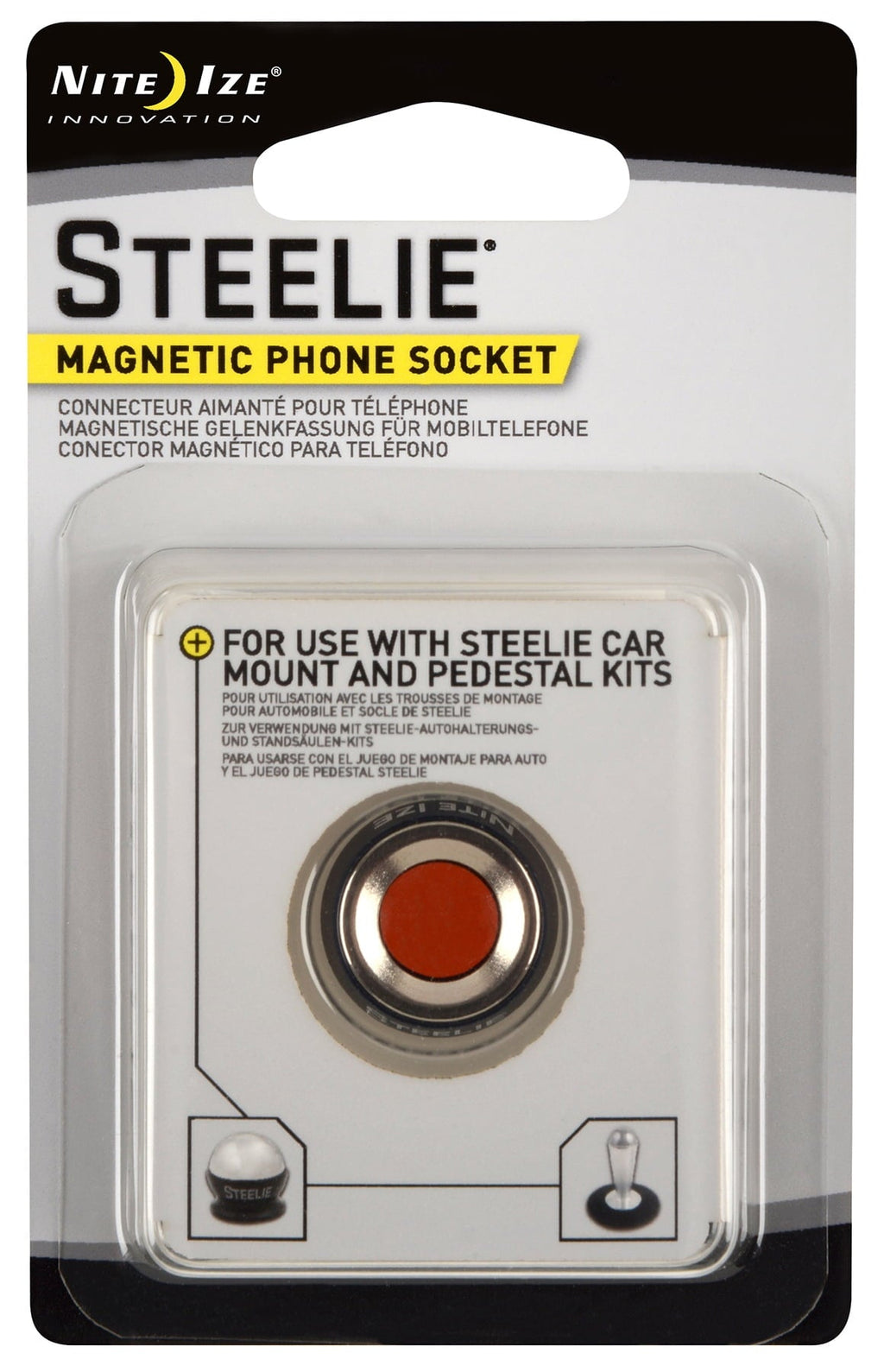 Nite Ize® Steelie® Magnetic Phone Socket