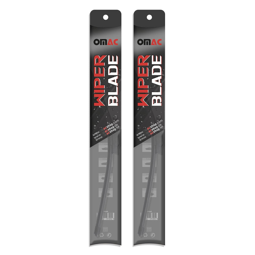 OMAC Premium Wiper Blades 14 Inch & 24 Inch Combo Pack for Nissan Versa 2012-2016