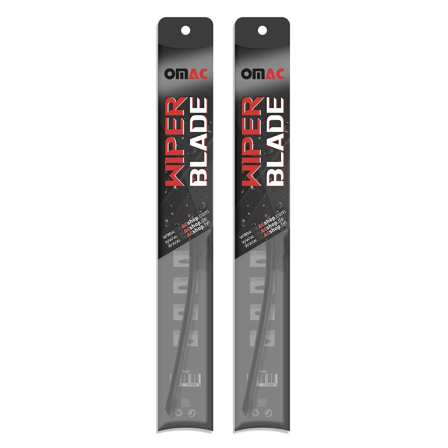 OMAC Premium Wiper Blades 14 Inch & 24 Inch Combo Pack for Nissan Versa 2012-2016