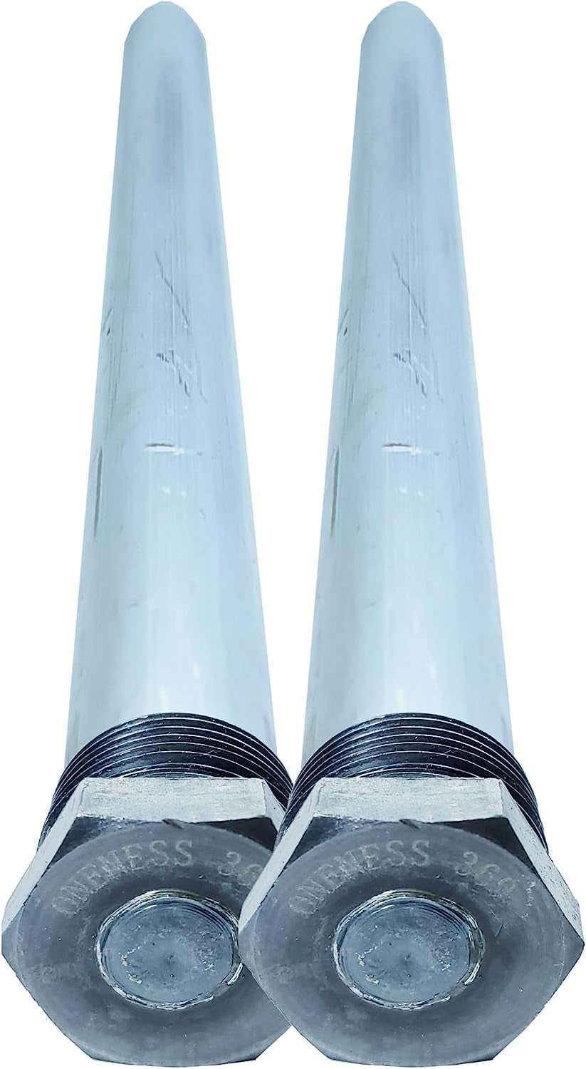 ONENESS 369 (2 Pack) Suburban Atwood Camper Travel Trailer RV Anode Rod Water Heater Replacement Part 232767 - Magnesium with PTFE Thread Seal Teflon Tape + 1 Year Warranty