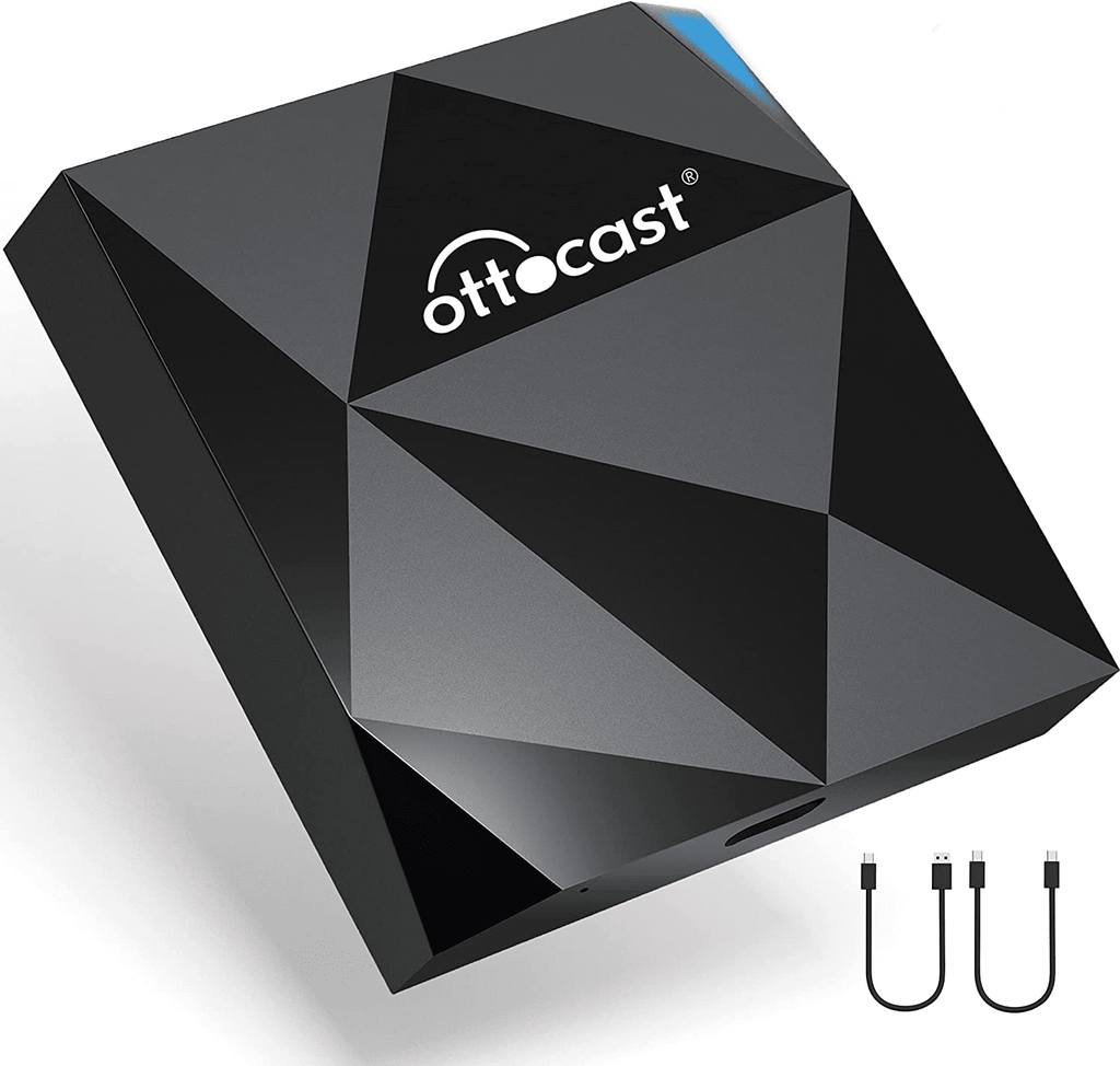 OTTOCAST Wireless CarPlay Adapter 2023 Speed Fastest Apple Wireless CarPlay Dongle 5Ghz WiFi Auto Connect No Delay Online Update, U2-AIR for OEM Wired CarPlay Cars Model Year After 2016